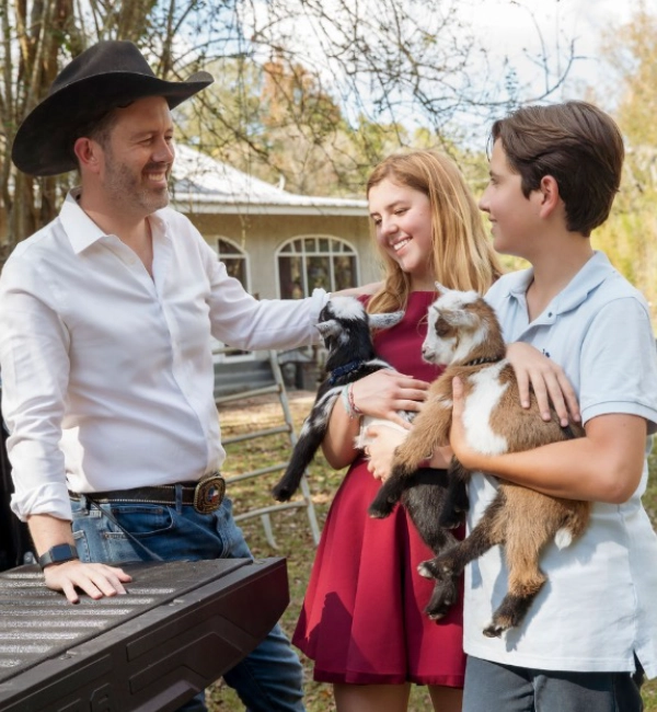 Larry Rubin with Family