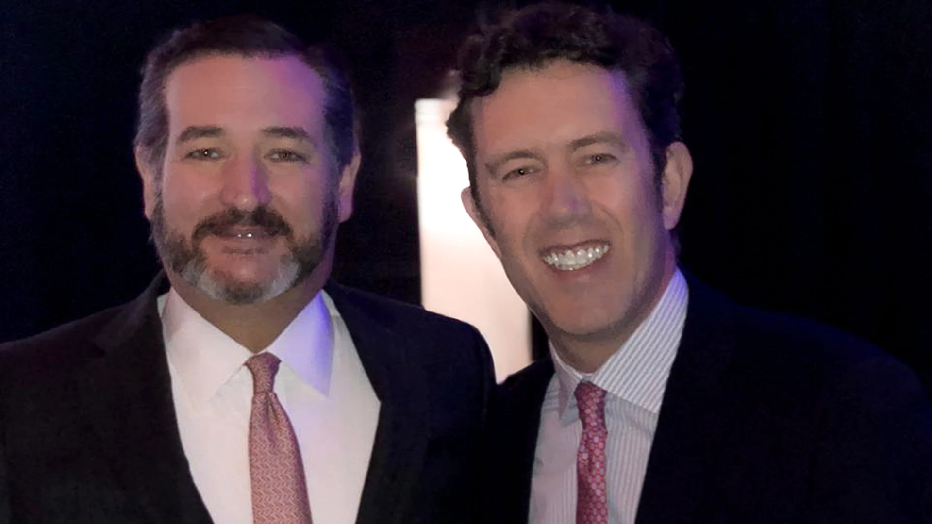 Larry Rubin with Senator Ted Cruz