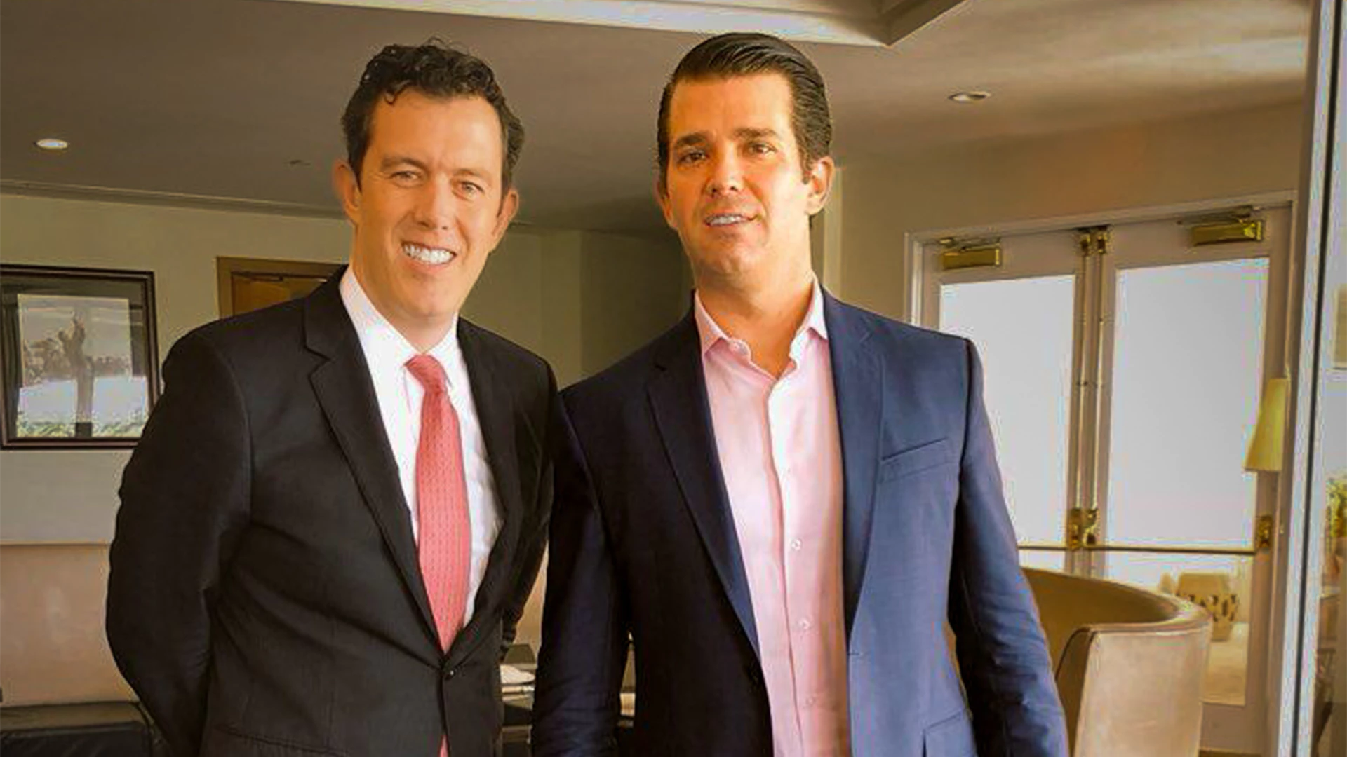 Larry Rubin with Donald Trump Jr.